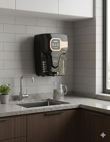 Aqua X Series Copper Advance Water Purifier | RO + LED UV + Copper + Alkaline + TDS Controller | 12 LPH | Auto On/Off | Upto 3000 TDS | Suitable for Borewell, Tanker & Municipal Water | 1 Year Warranty*