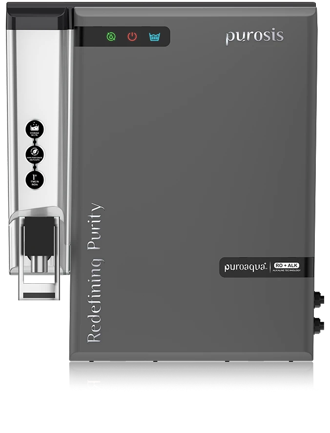 Purosis NF Water Purifier Alkaline + Copper + NF+ LED UV + Zinc + TDS Controller | 10L Storage | 9-Stage Purification | Ideal for Home & Office | below 700 TDS only - 2